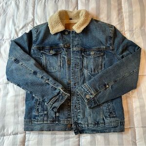 AEO Sherpa Lined Denim Jacket